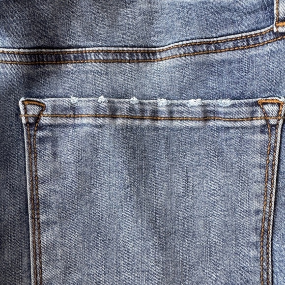 Sofia Jeans Women's Super Hi-Rise Curvy Boot AMAYA Blue Jeans Distressed Size 14 - Picture 7 of 16